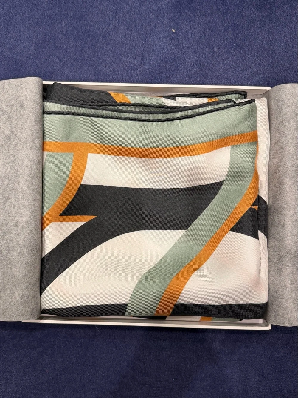 NWT. SESAM THE MODERNIST SILK SCARF